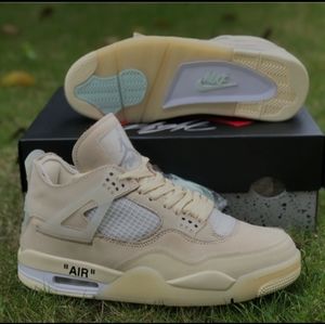 Air jordan 4 retro Off white 'sail'